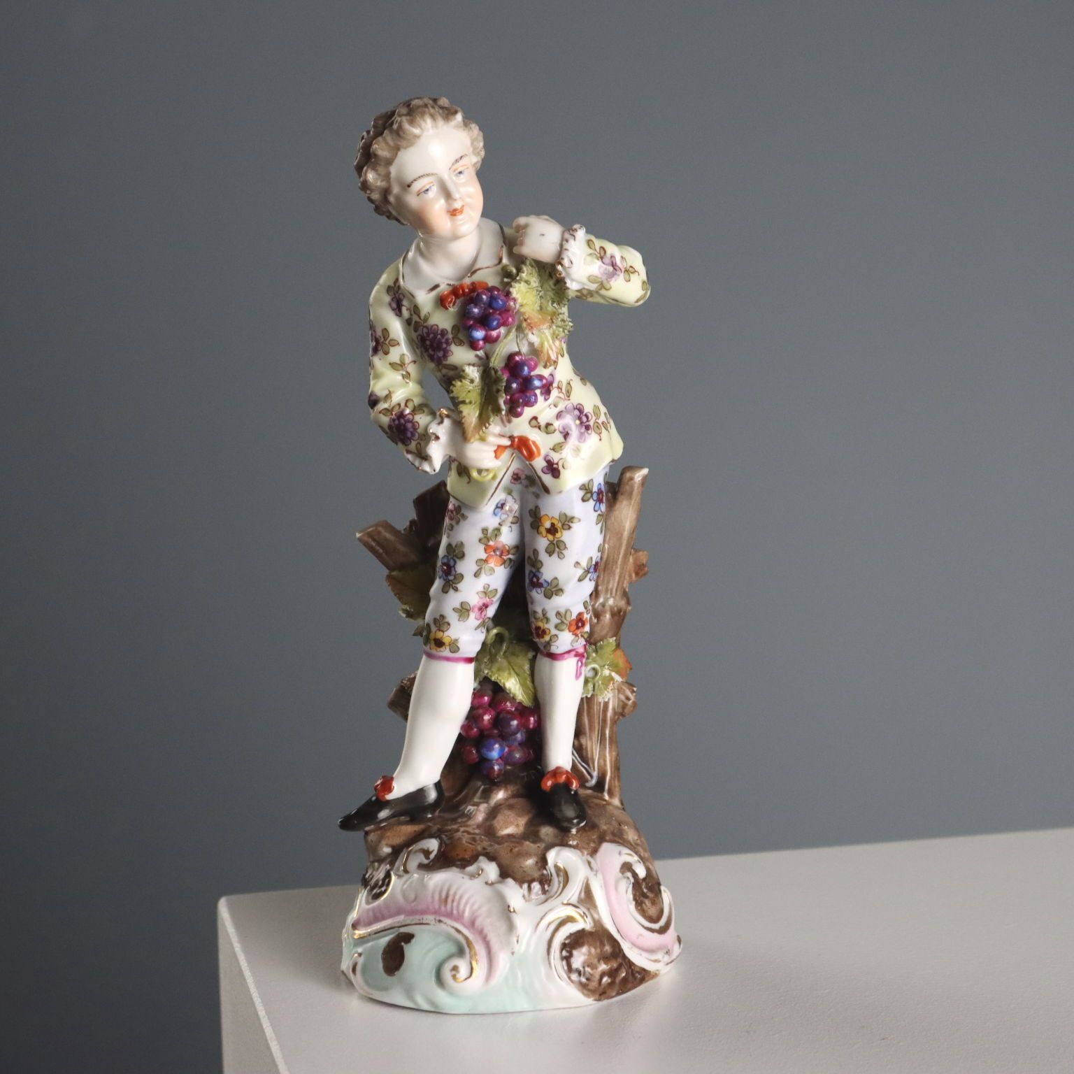 German Porcelain Figurine Volkstedter Manufactory Germany 1896