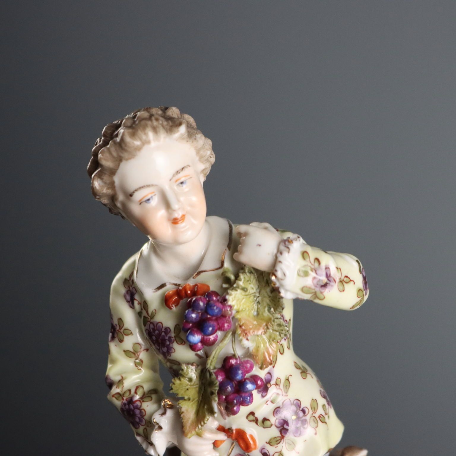 German Porcelain Figurine Volkstedter Manufactory Germany 1896 photo for sale