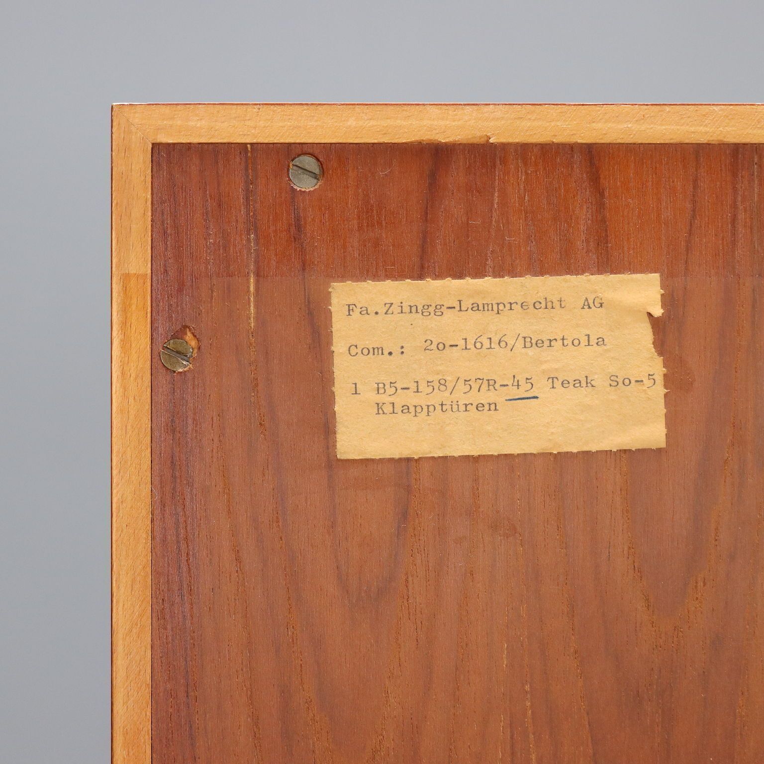 Furniture Libreria Design Svizzero Anni 60 photo