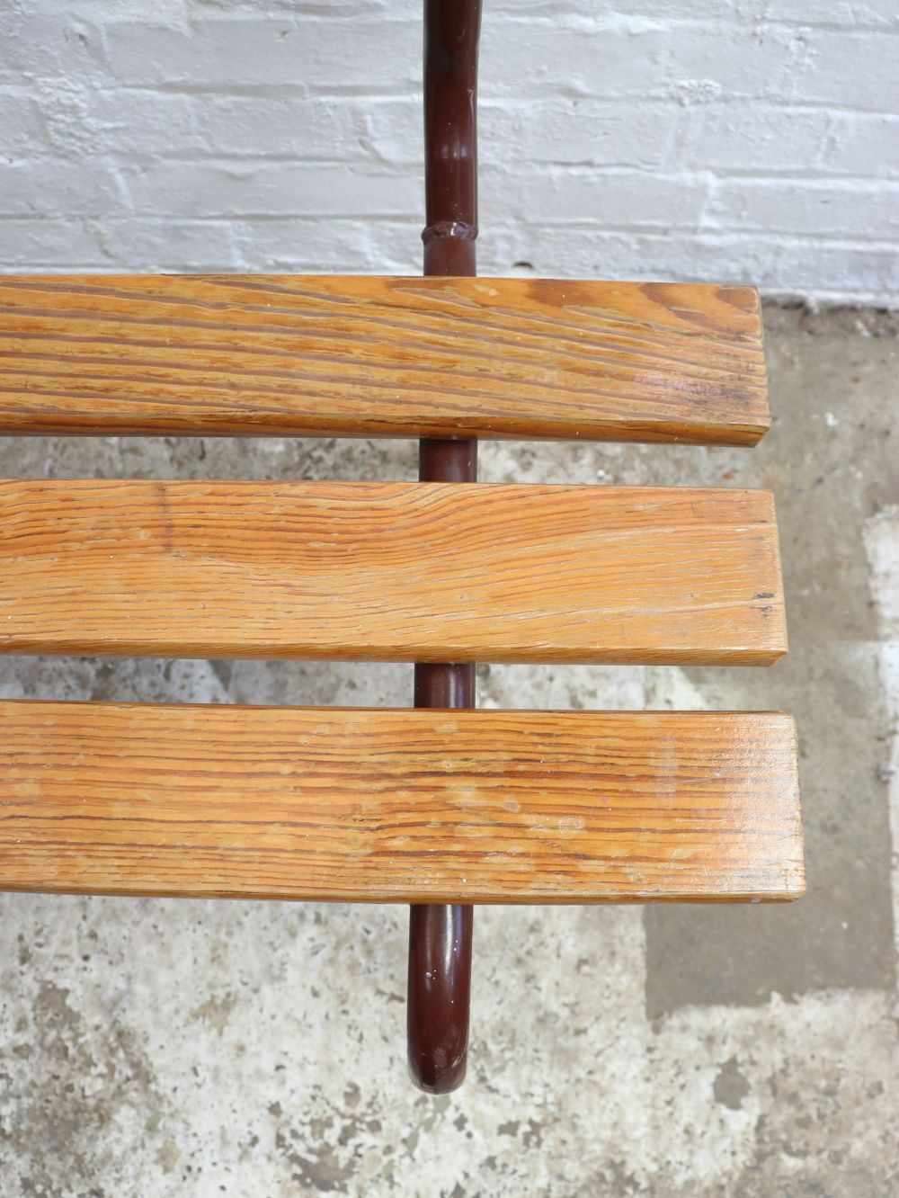 Vintage French Mullca School Bench photo 425.0