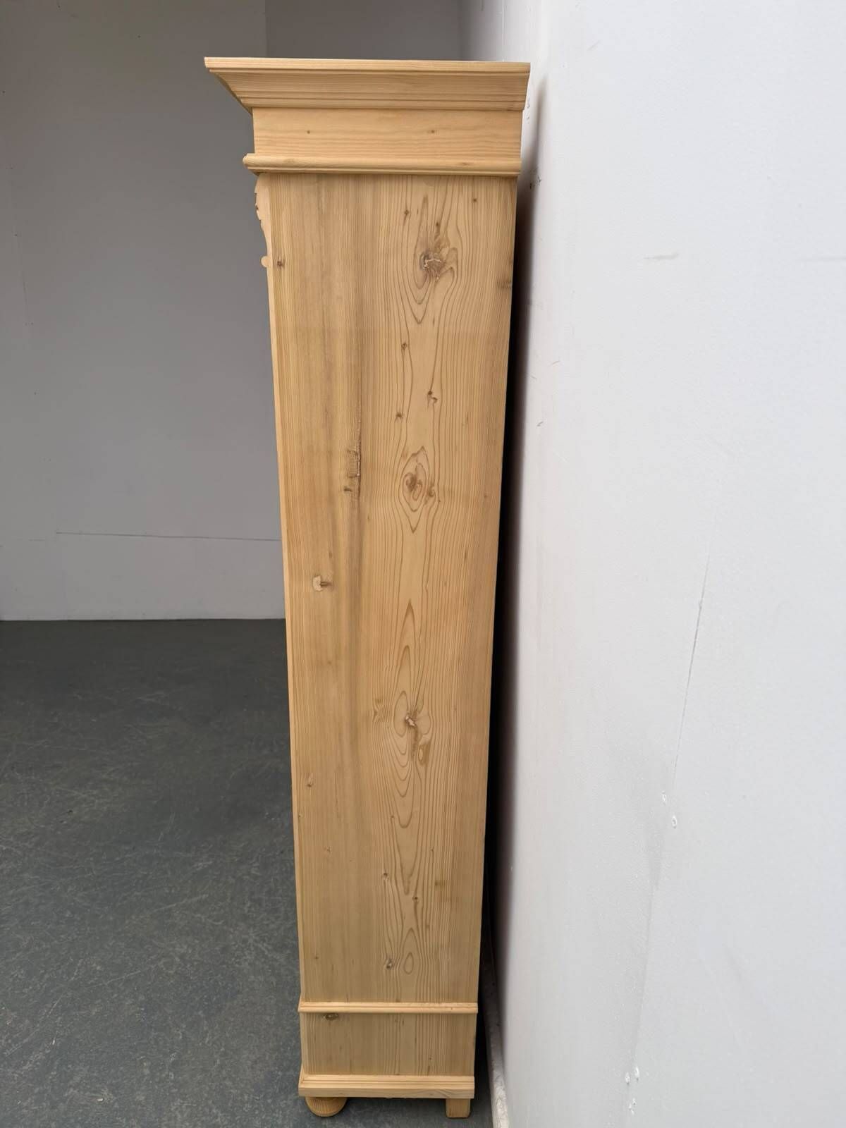 A Fabulous Large Antique Pine Adjustable Office Bookshelf To Wax/Paint photo vintage