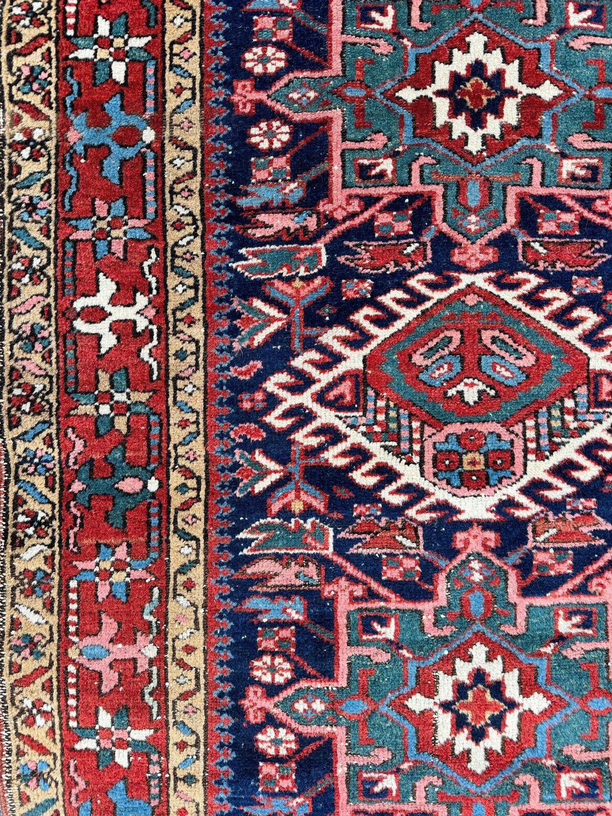 photo vinterior Antiek Karadja tapijt 1,35 m x 1,00 m