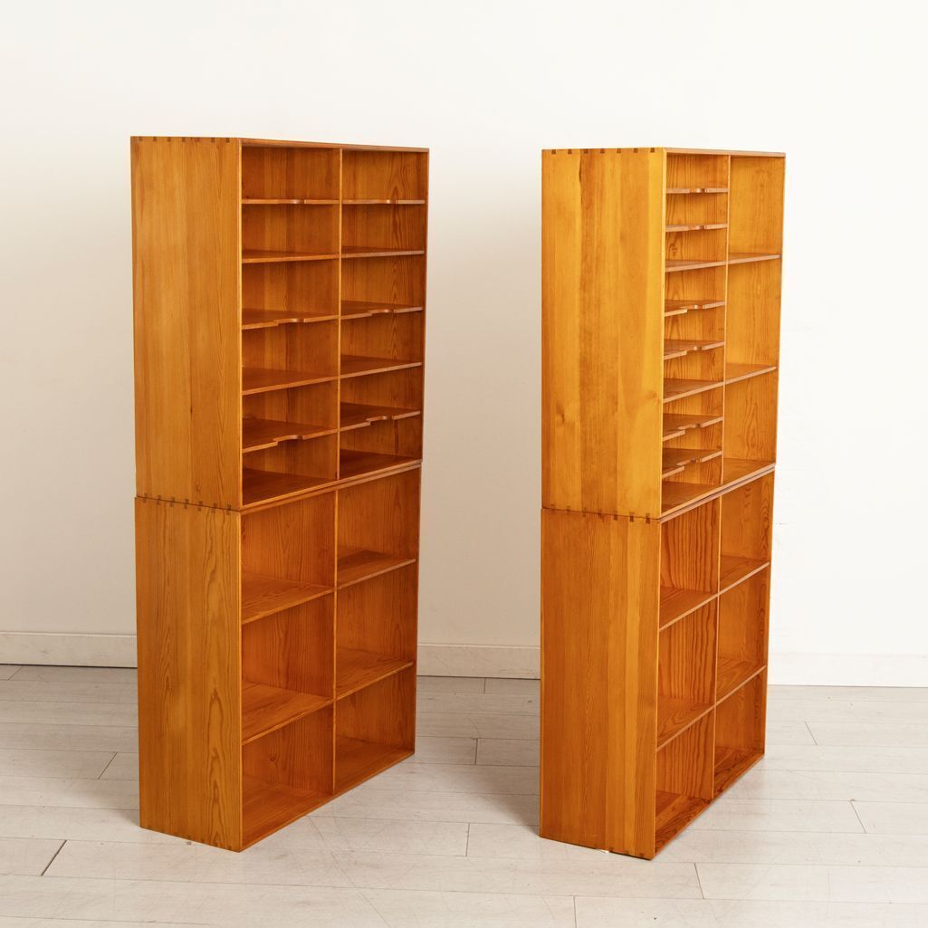 Set Of 4 Modular Bookcases In Oregon Pine By Mogens Koch For Rud Rasmussen, Denmark C.1975 photo furniture