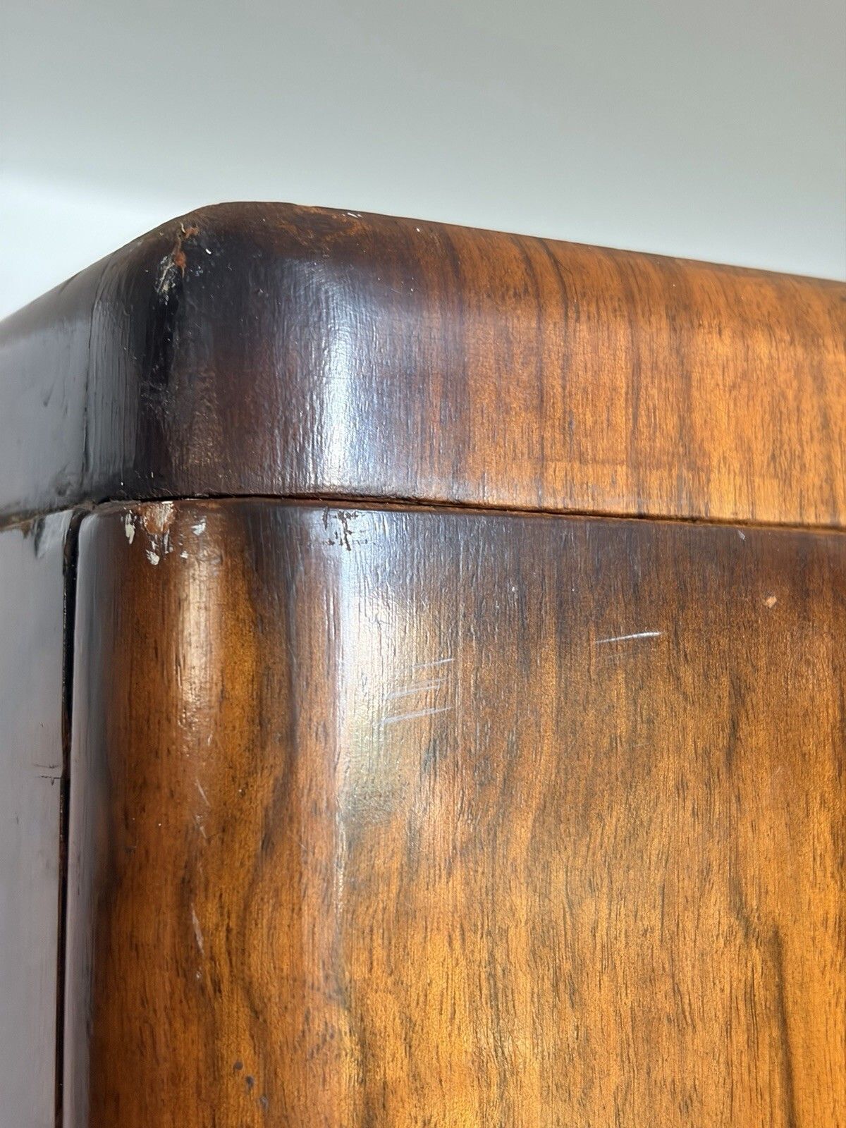 photo furniture Mid Century Retro Vintage Wardrobe Burr Walnut By Shrager Large Double