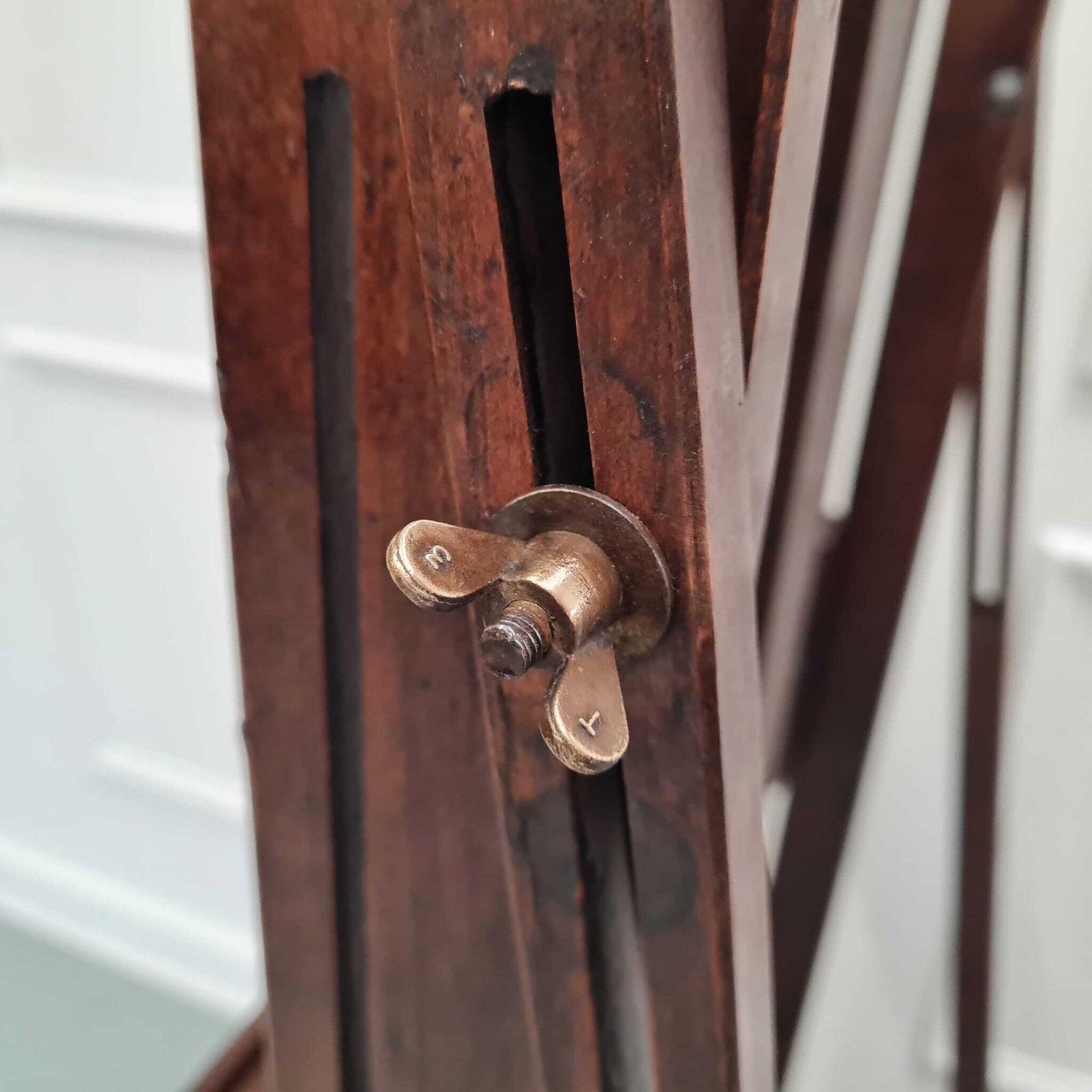 Beautiful French Oak Easel C1930 photo for sale