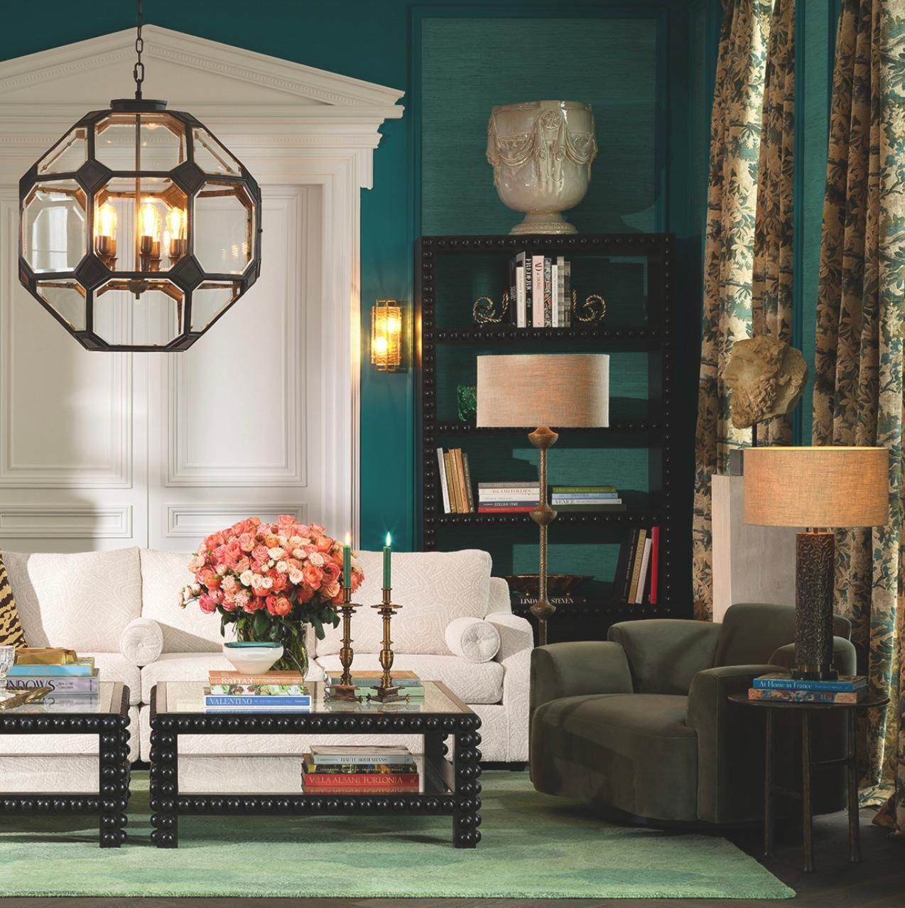 Pair Of Table Lamp In Bronze Highlight Finish With Linen Mix Shade photo furniture
