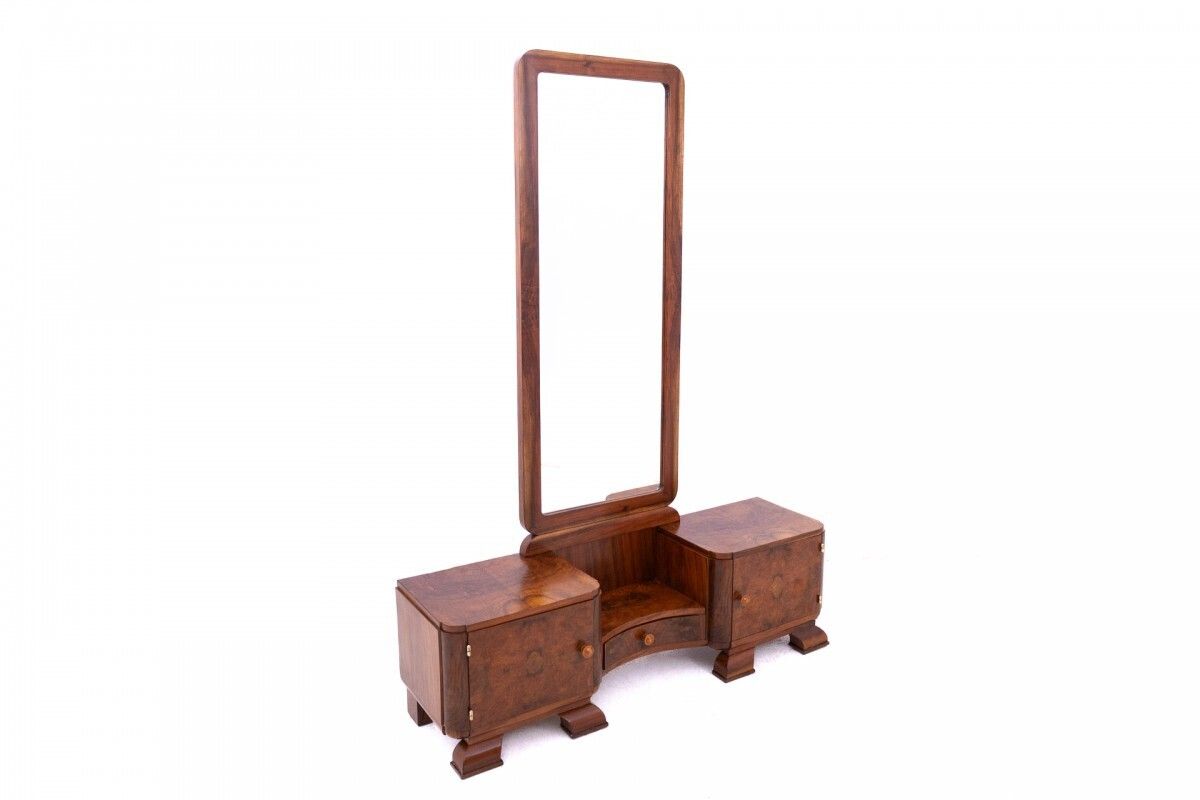 1940s Art Deco Dressing Table, Poland. After Renovation. photo for sale