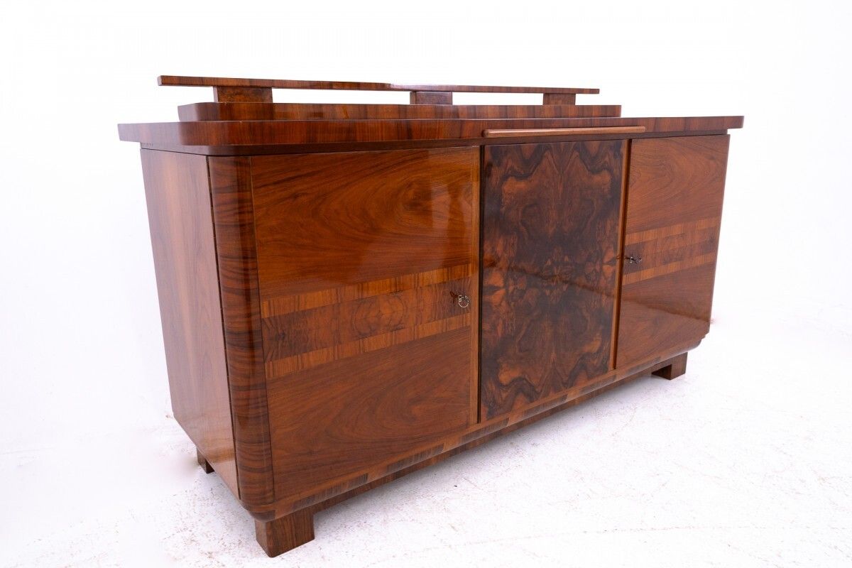 3103.0 An Unusual Art Deco Buffet, Poland, Circa 1920. After Renovation photo