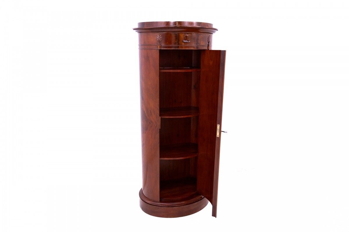 Interesting Biedermeier Pillar Chest Of Drawers, Northern Europe, Circa 1860. After Renovation. photo Furniture