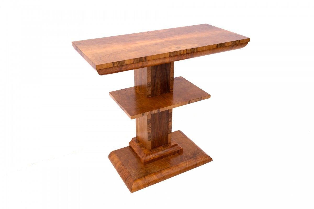 Art Deco Console, Poland, Mid 20th Century. After Renovation. photo Furniture