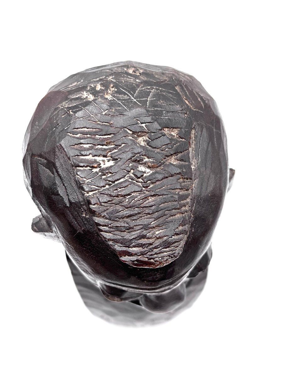 African Hand Carved Sculpture Bust Made Of Hardwood photo buy