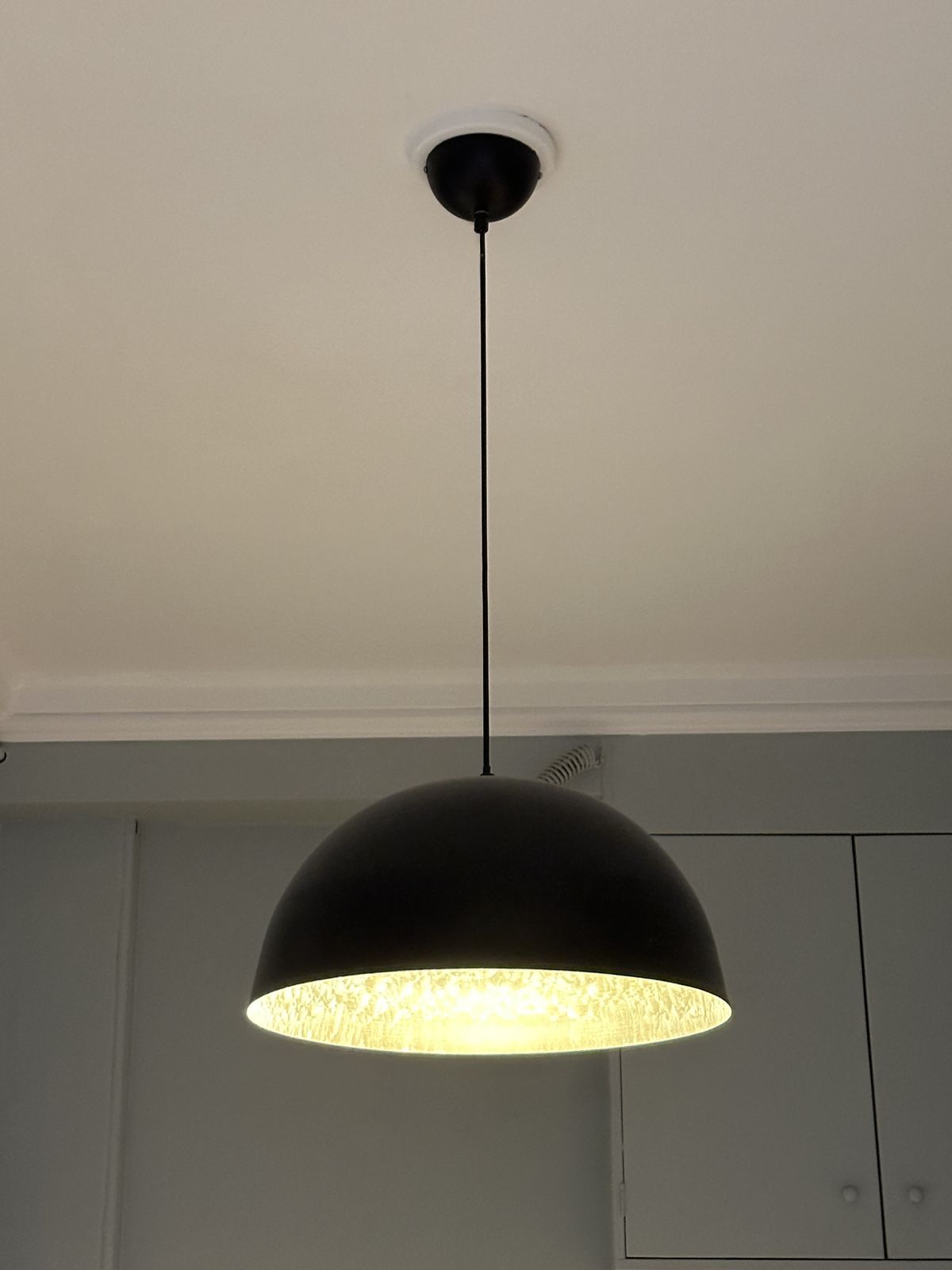 Large Metal Dome Lampshade X2 photo furniture