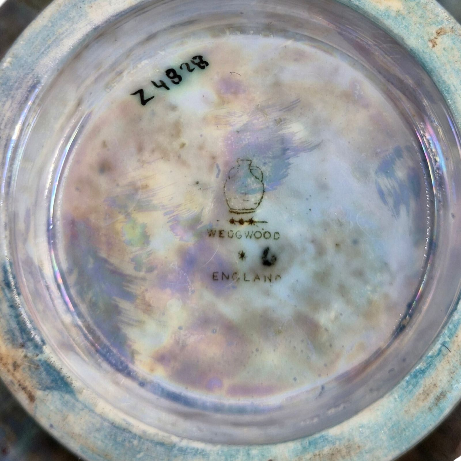 Woonaccessoires Wedgwood Fairyland Lustre Bowl With Dragon, Pattern Z4828, C.1915 photo