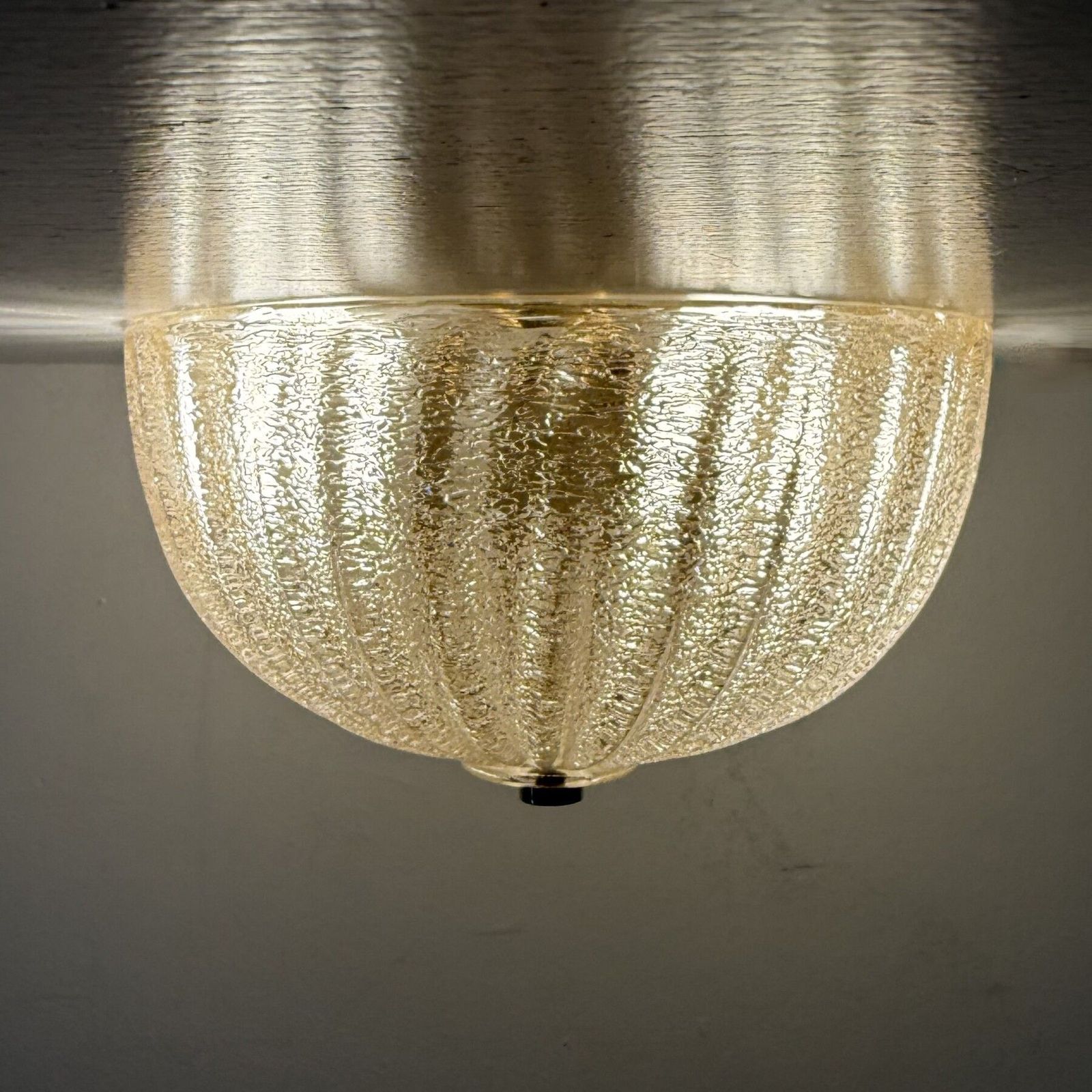 Barovier & Toso Ceiling Lamp ‘Mezabala’ 1970s photo vintage
