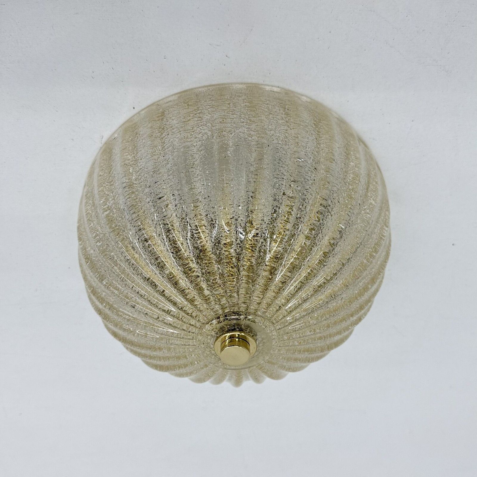 photo vintage Barovier & Toso plafondlamp 'Mezabala' jaren 1970