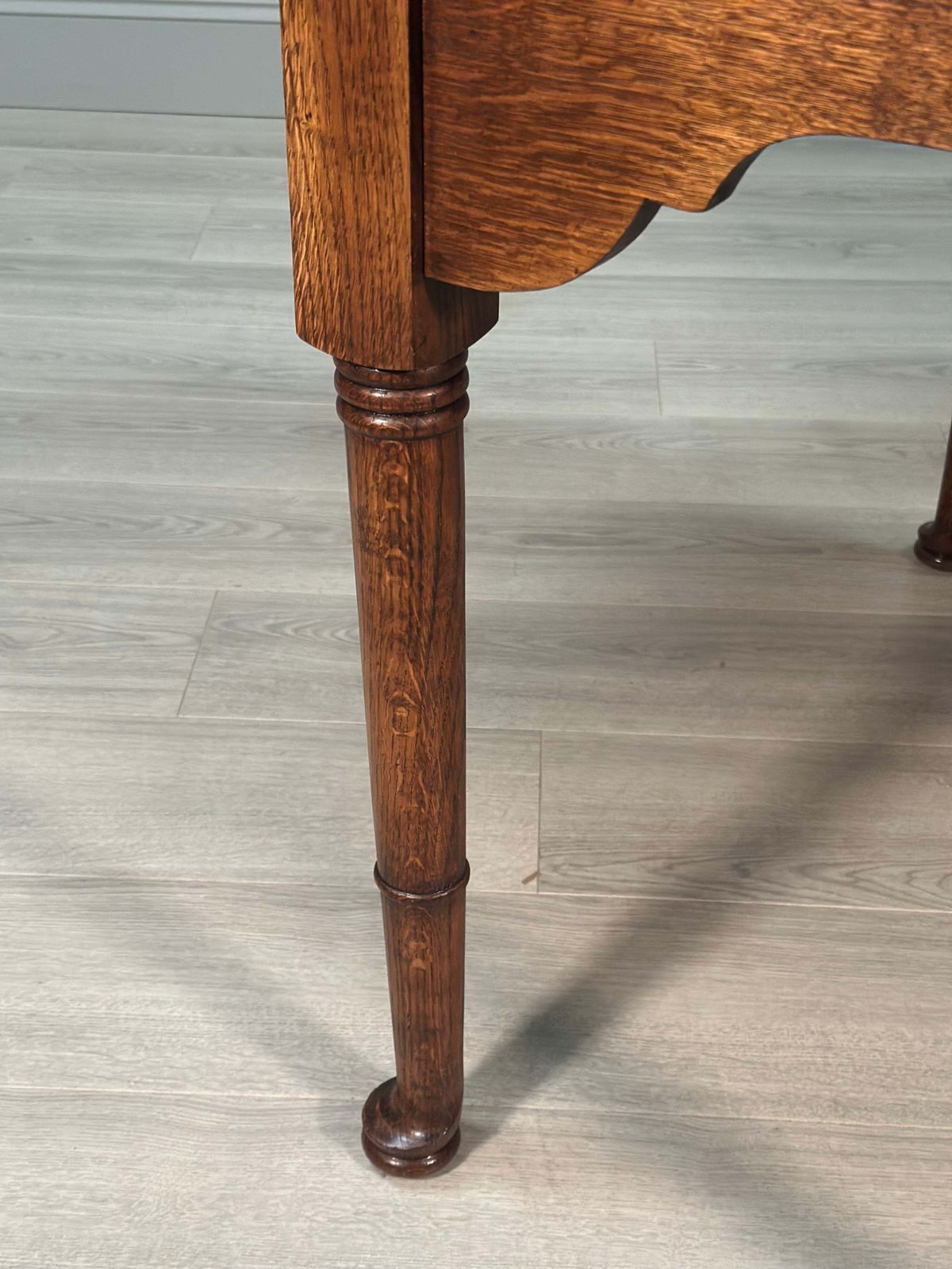 Antique Oak Drop Leaf Dining Table photo 333.0