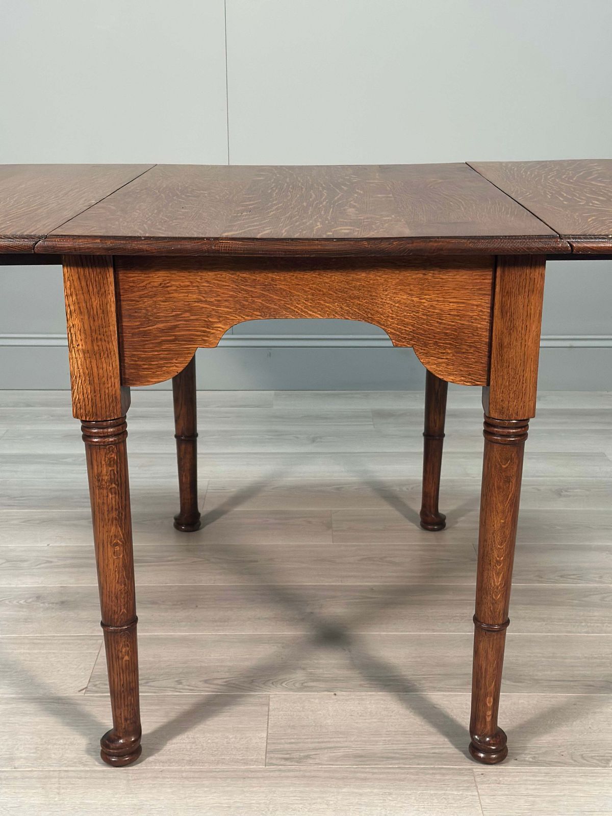 Antique Oak Drop Leaf Dining Table photo buy