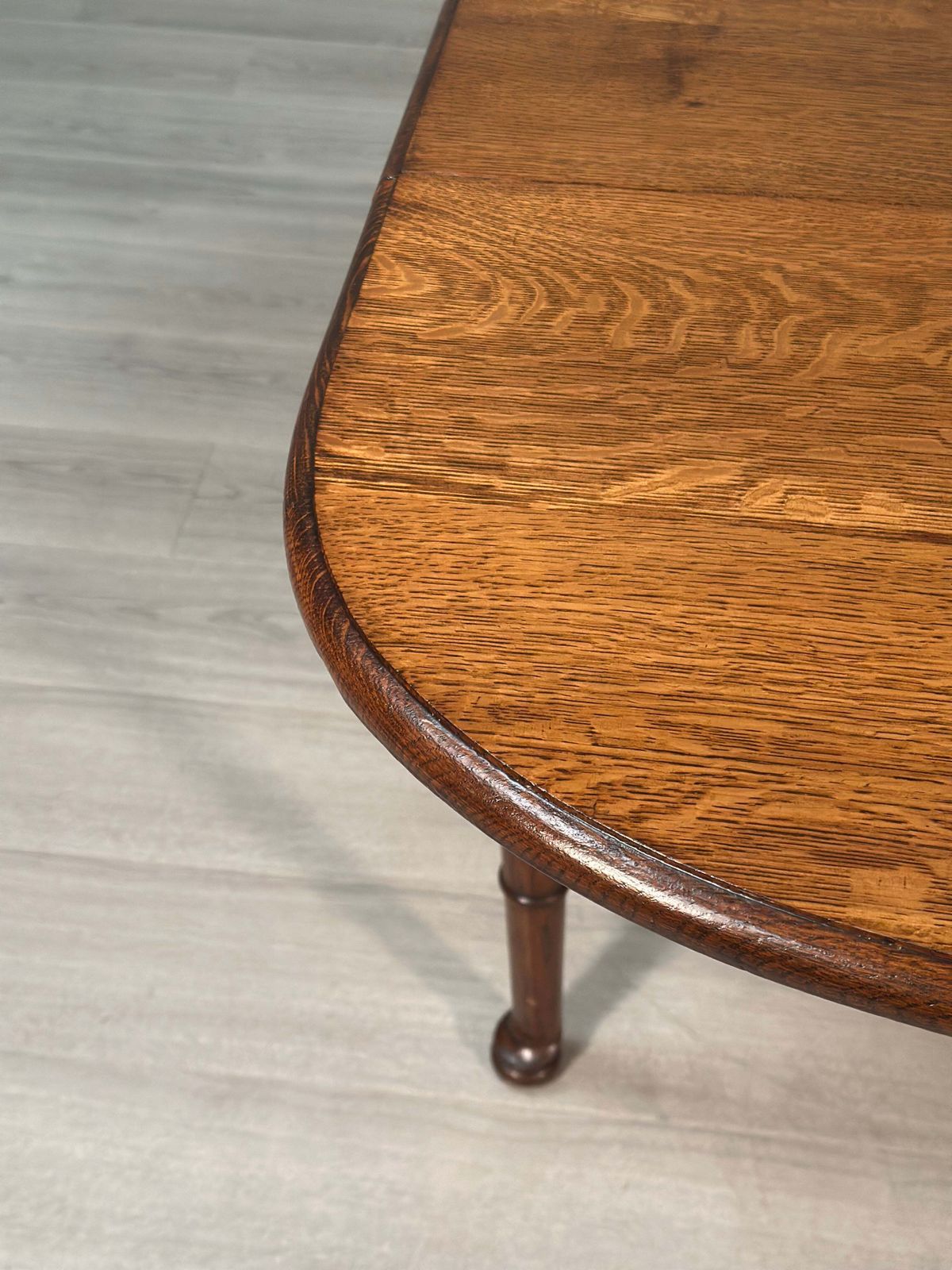 photo for sale Antique Oak Drop Leaf Dining Table