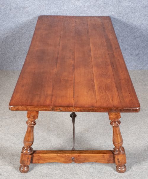 Spanish Style Refectory Dining Table photo vintage