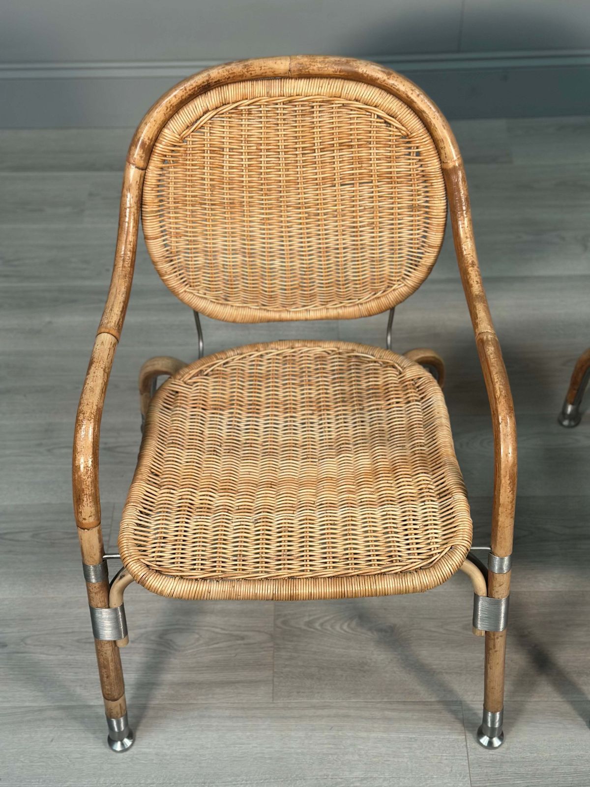 Vintage Ikea Wicker Chairs Designed By Mats Theselius For 'Ps Edition’ photo vintage
