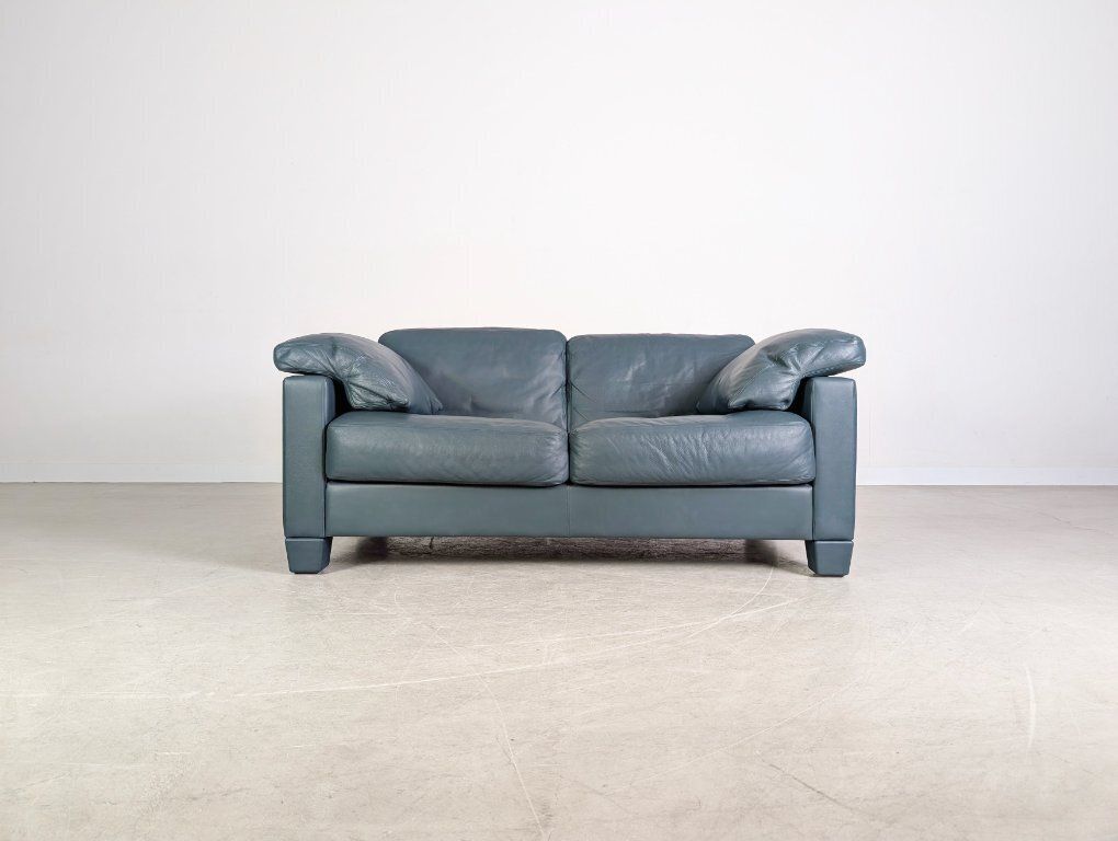 2x Original De Sede Sofa Ds 17 Zweisitzer Couch Leder Design photo for sale