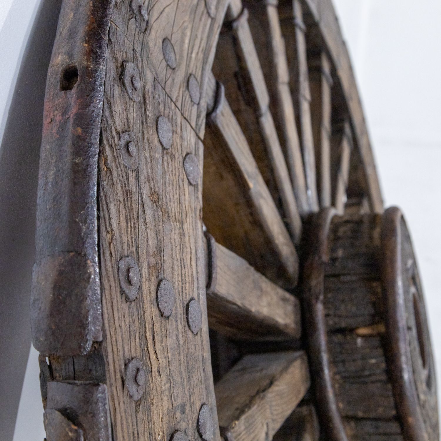 Indian Cart Wheel Rwi 9987 photo vintage
