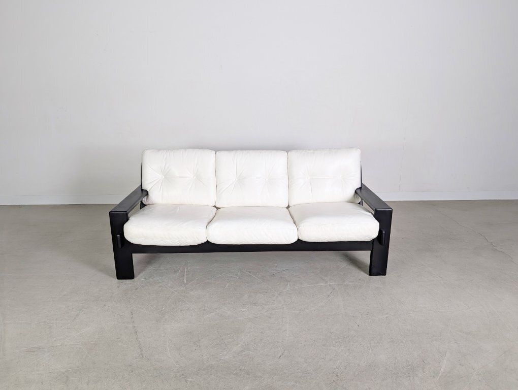 Original Asko Finland Sofa Couch Esko Pajamaes Three Seater Leather photo furniture