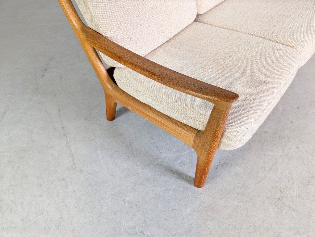 photo furniture Two Seater Sofa Couch France & Søn Ole Wanscher Senator Teak