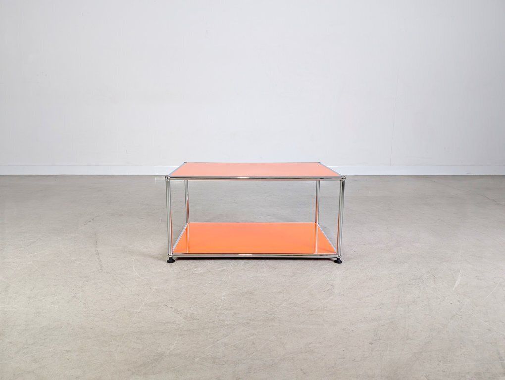 Original Usm Haller Coffee Table Fritz Haller Orange Coffee Table photo vinterior