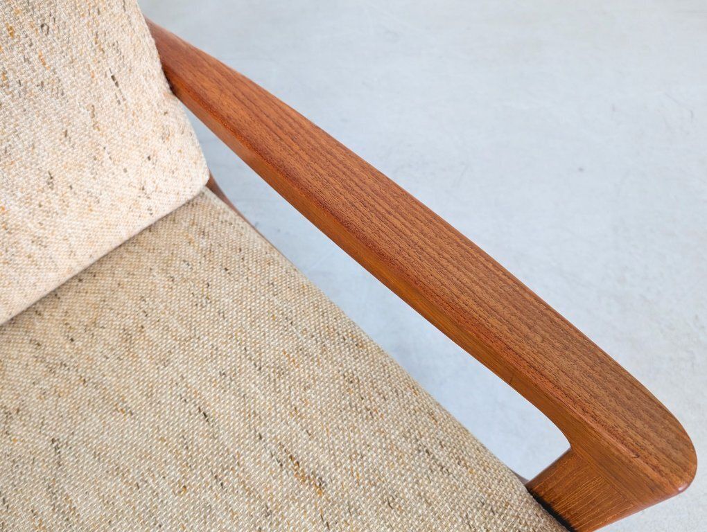 Furniture Midcentury Sofa France & Søn Couch Ole Wanscher Three Seater Teak2 photo