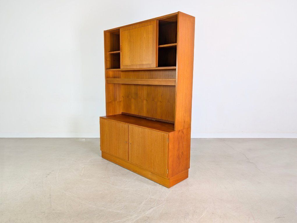 Original Poul Hundevad Midcentury Cabinet Bookcase Teak 1960s photo 1911.0