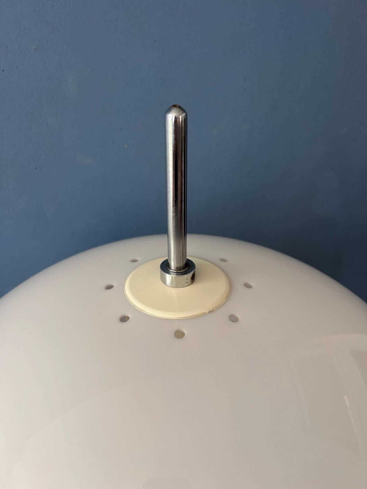 photo furniture Vintage Gepo Space Age Mushroom Vloerlamp, Witte Acrylglazen Kap