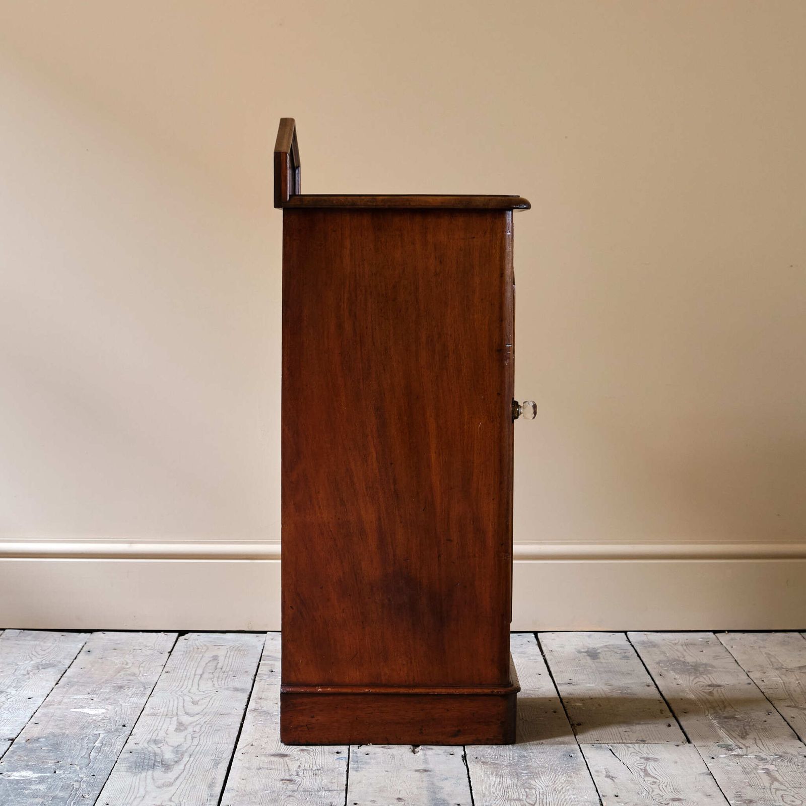 19th Century Mahogany Pot Cupboard photo vintage