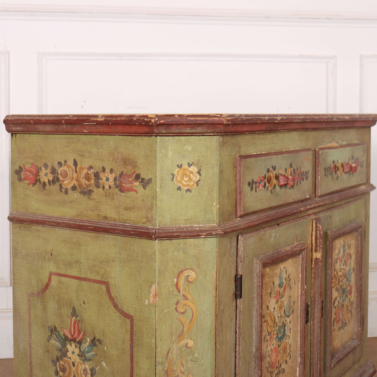 2940.0 Original Painted Scandinavian Buffet photo