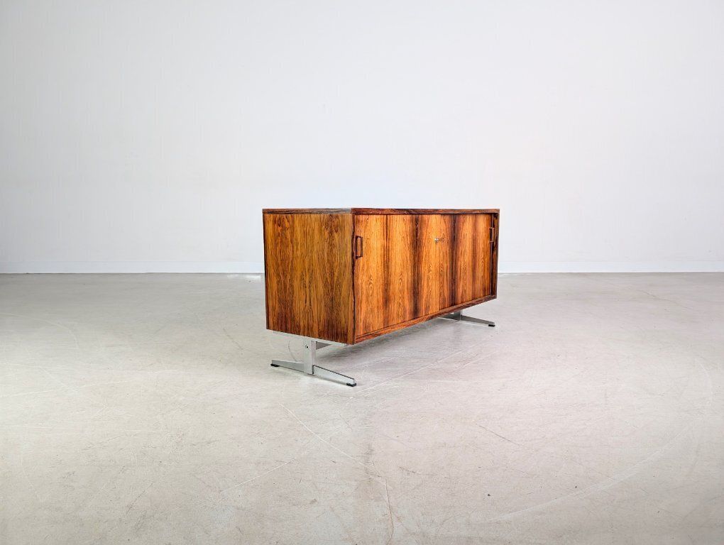 Original Midcentury Sideboard Rosewood 1950 1960 Chest Of Drawers photo vinterior
