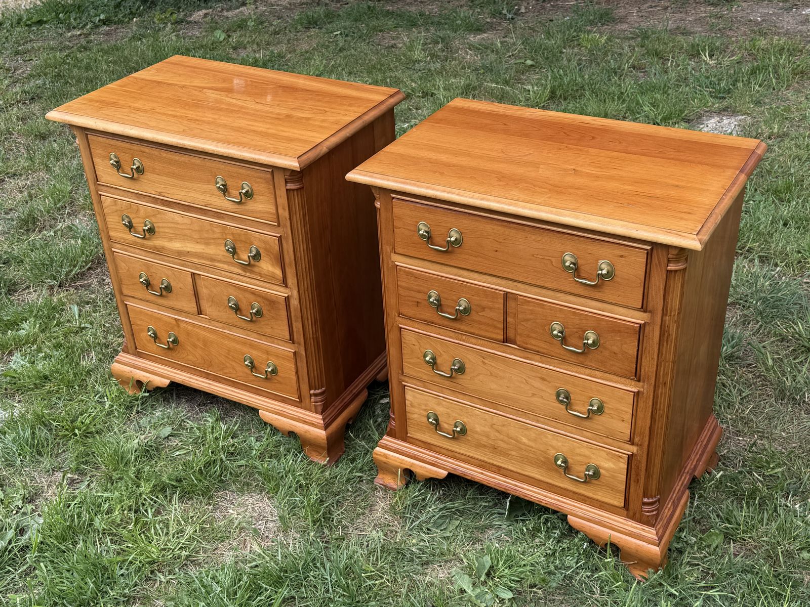 Pair Of Regency Style Bedside Tables Chest Of Drawers Stickley Side Tables photo furniture