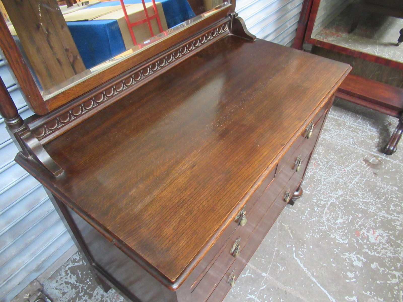 Vintage Oak  1930s Dressing Table photo buy