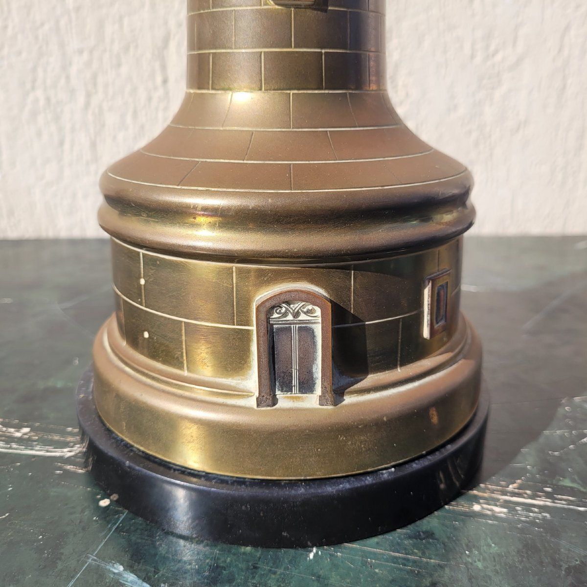 Bronze Lighthouse Clock, France, Late 19th–Early 20th Century photo 1950.0