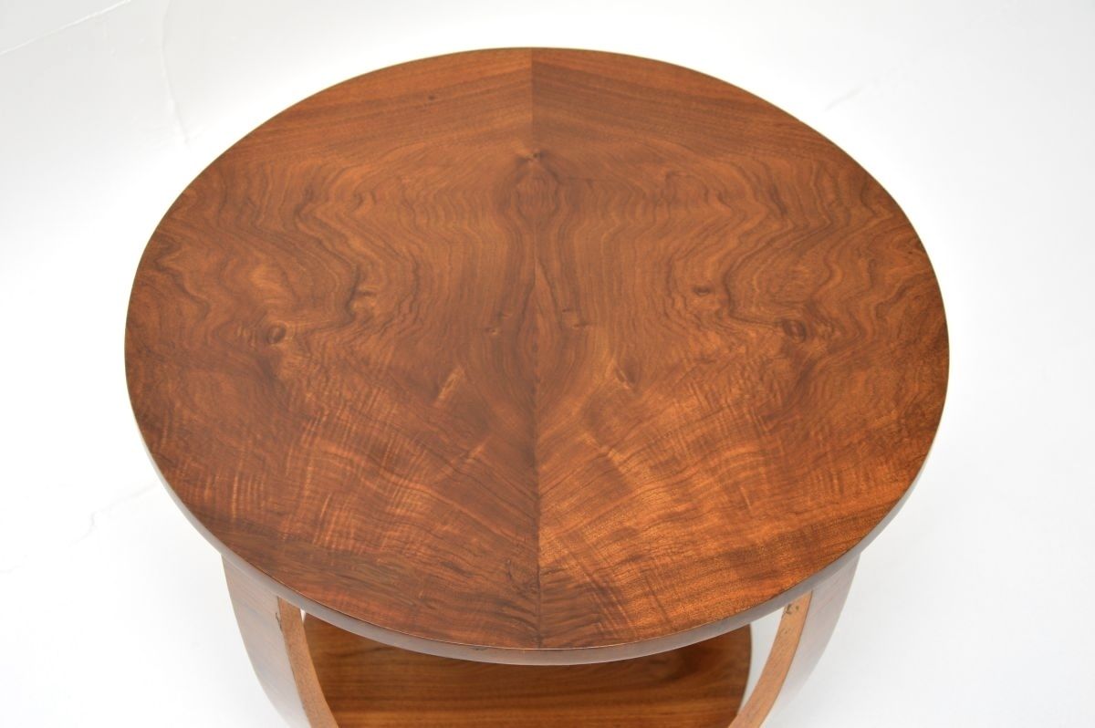 Art Deco Figured Walnut Occasional Side / Coffee Table photo buy