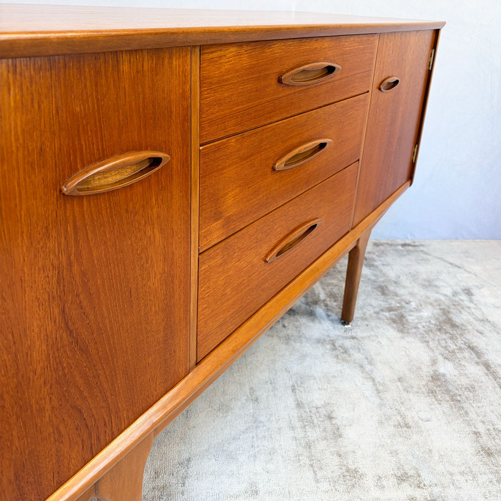 Jentique Teak Compact Sideboard photo vintage