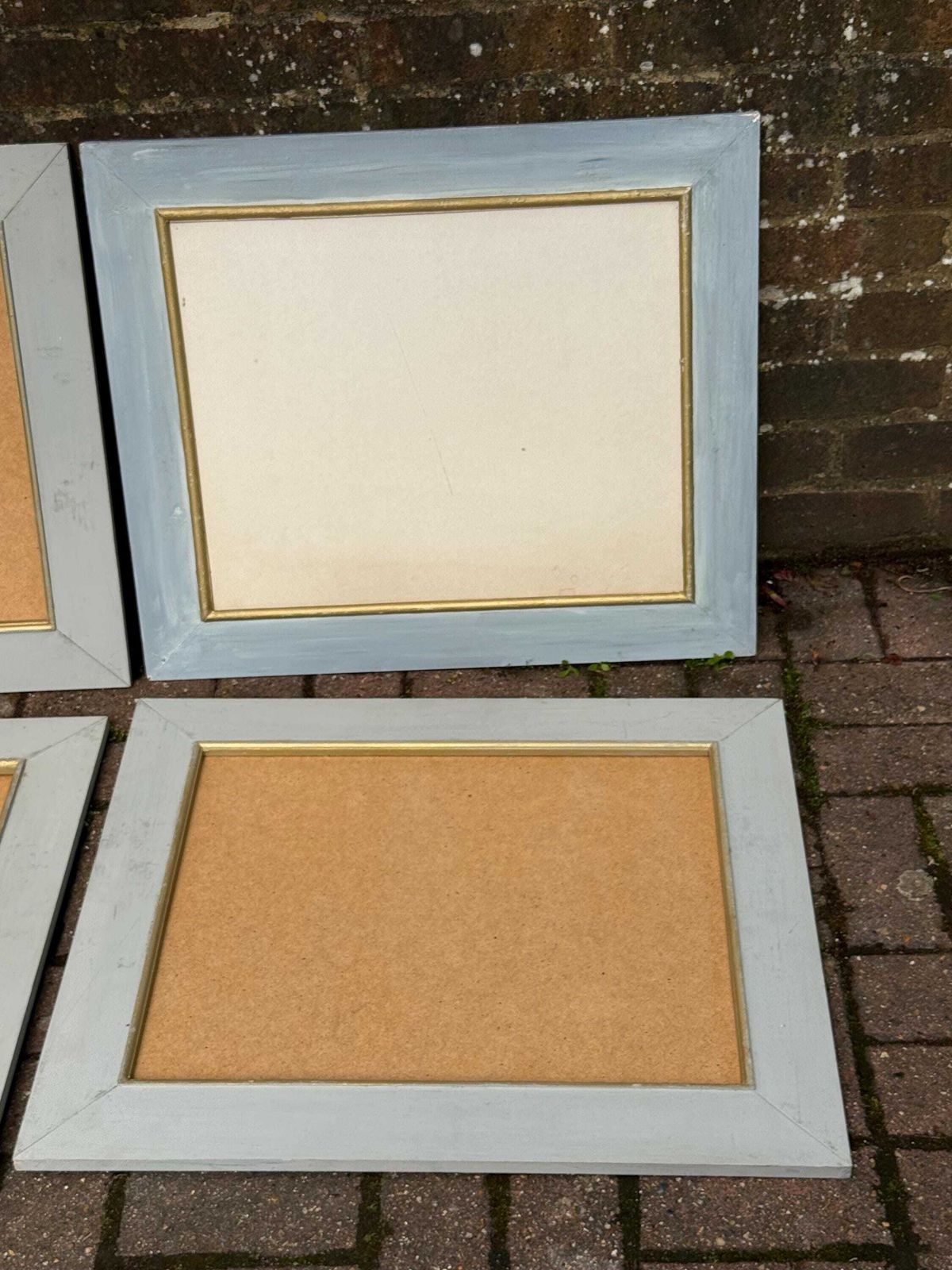 Set Of Four Large Shabby Chic Distressed Wooden Picture Frames photo buy