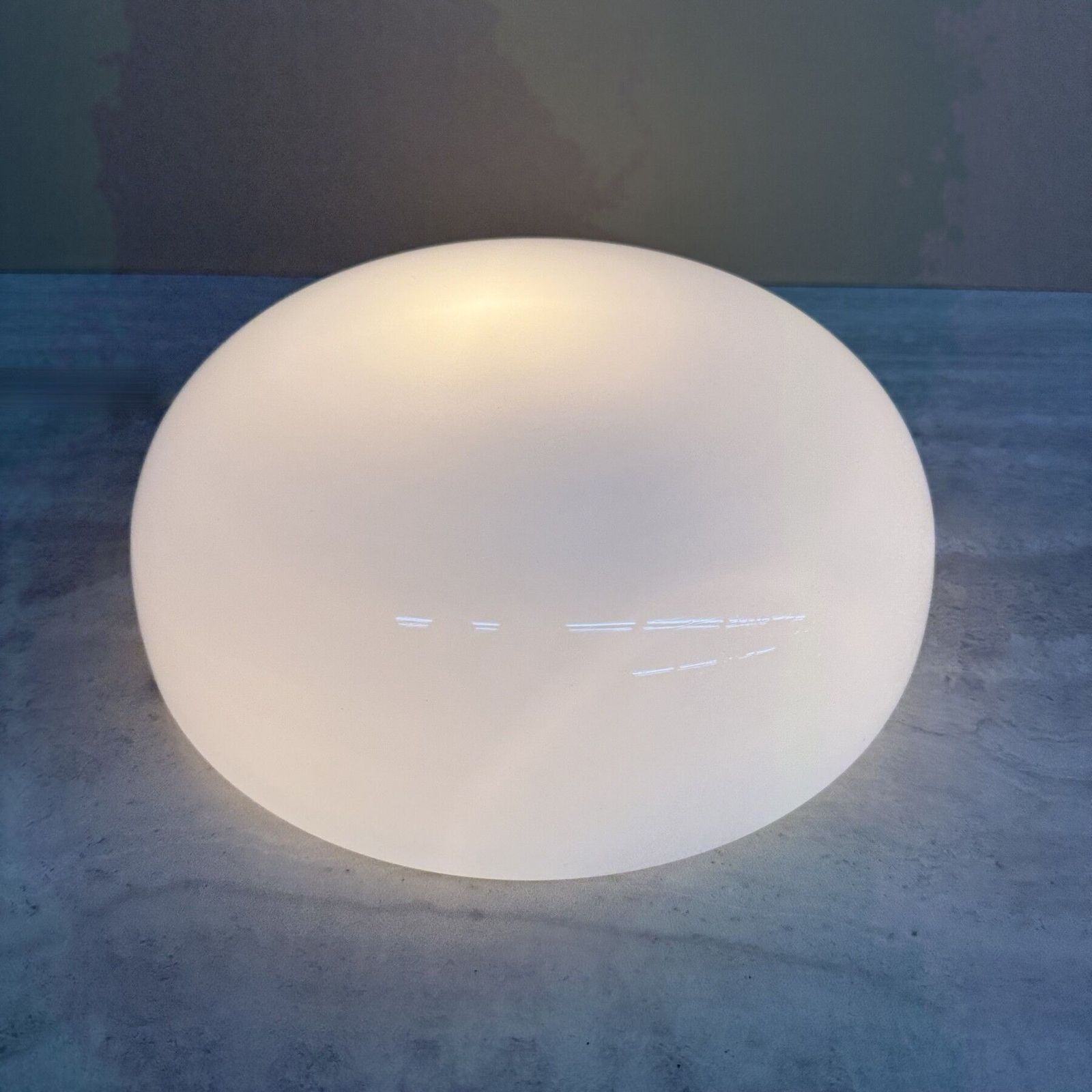 Gispen Ceiling Lamp Dutch Design Opaline Glass, 1930’s photo Lighting