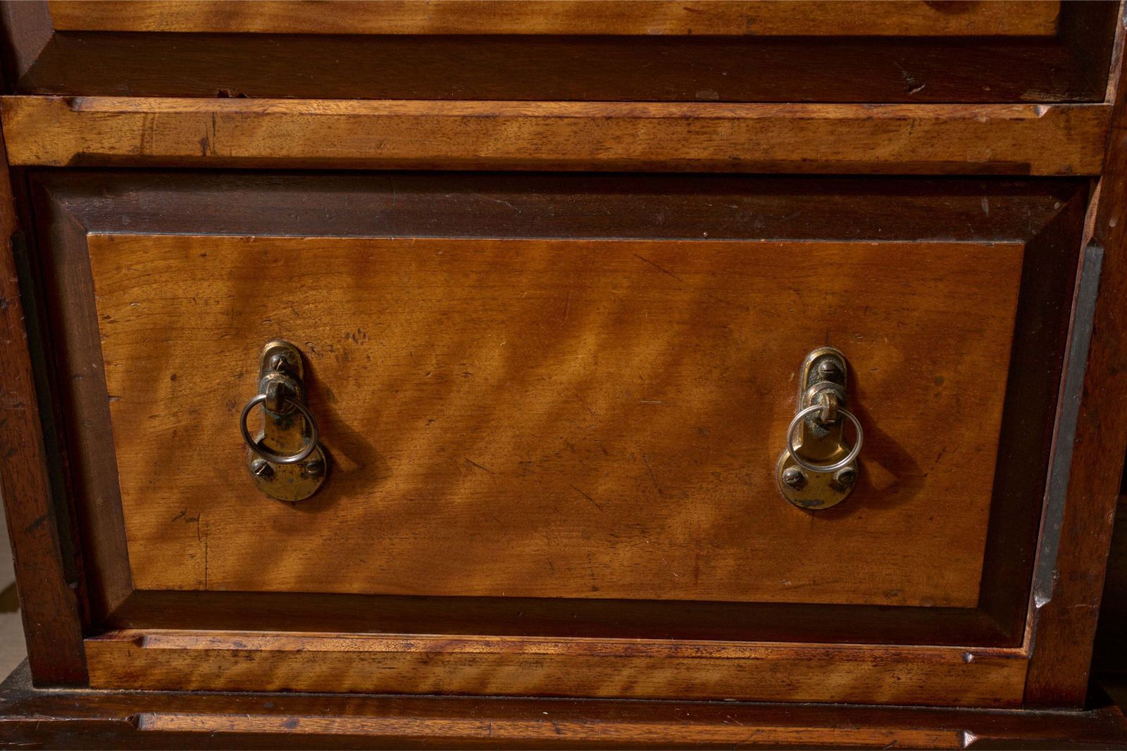 19th Century Aesthetic Movement Satin Wood And Mahogany Desk photo vinterior
