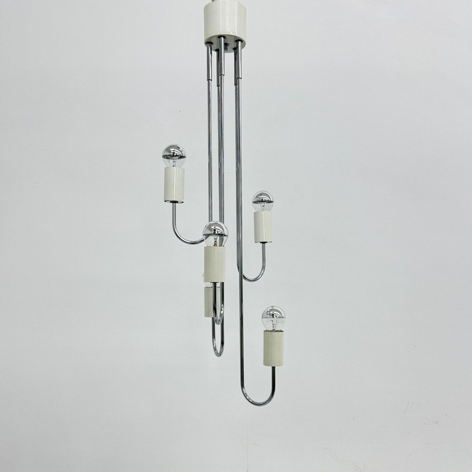 photo vintage Mid Century Hanging Lamp By Gaetano Sciolari , 1970s , Italy