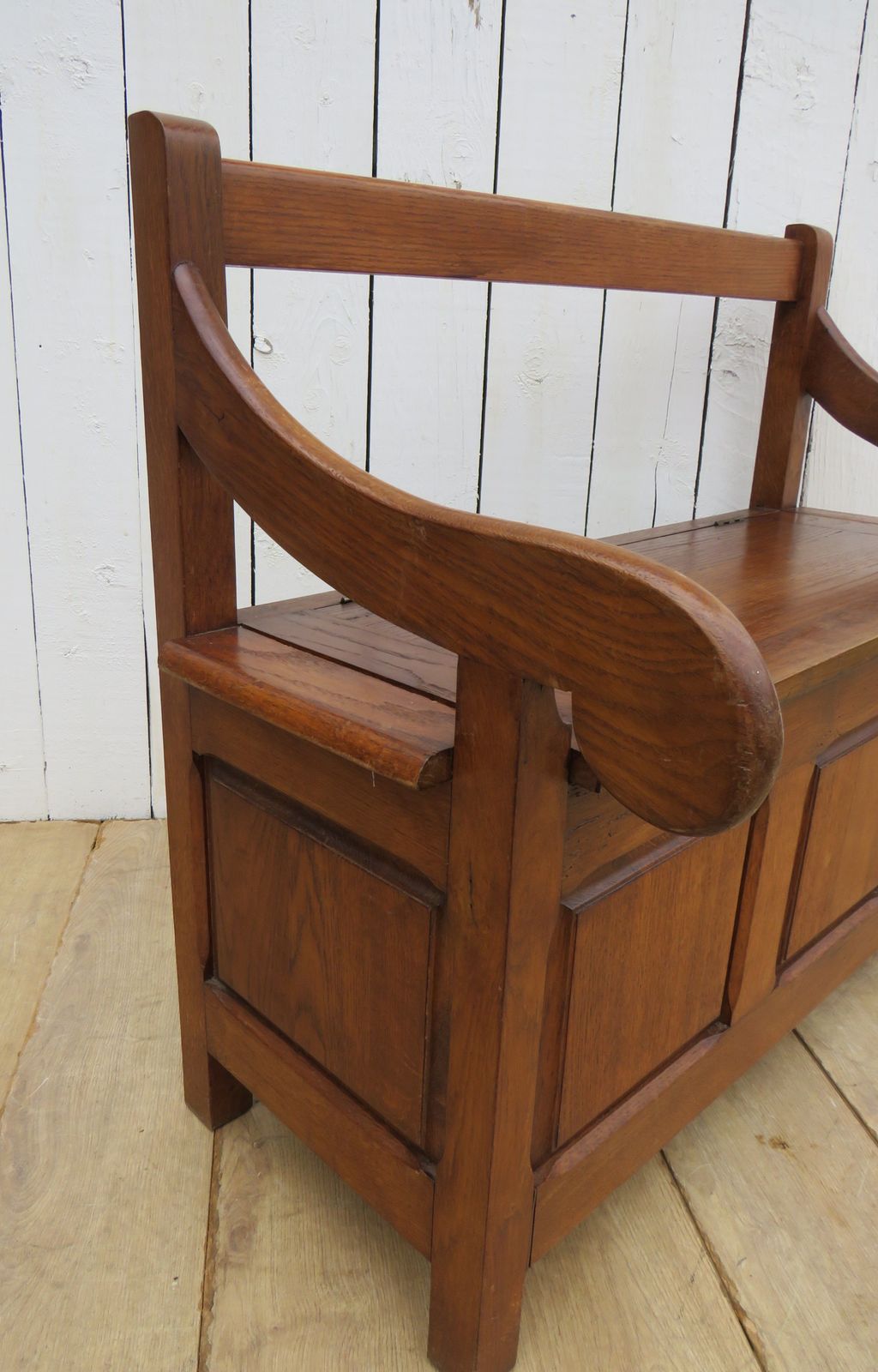 1930's Oak Hall Bench photo 375.0