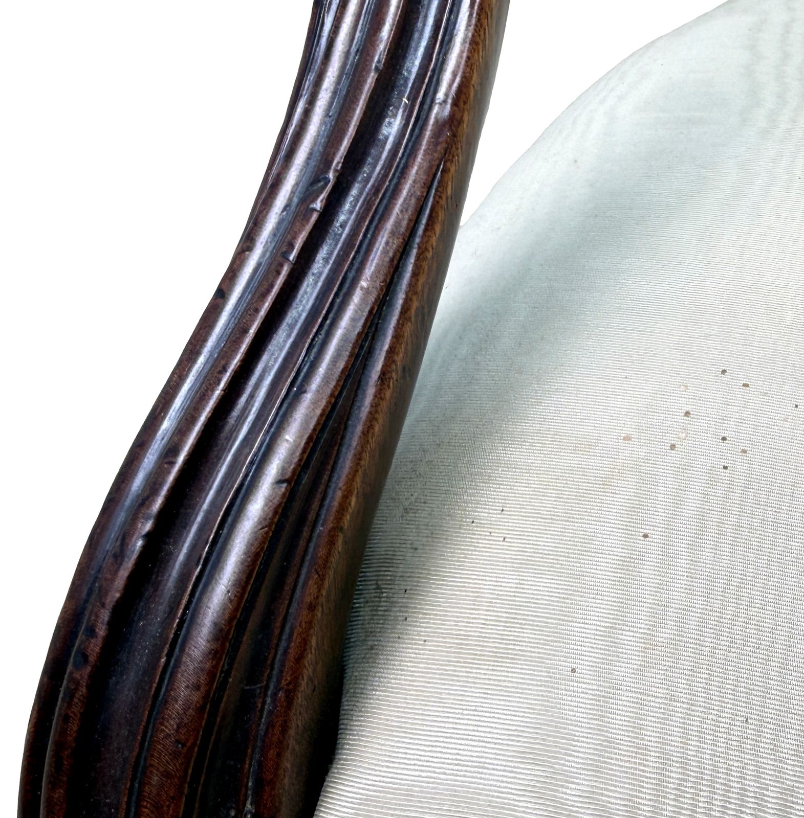 Georgian 18th Century English Hepplewhite Mahogany Salon Chair (England, Circa 1780) photo for sale