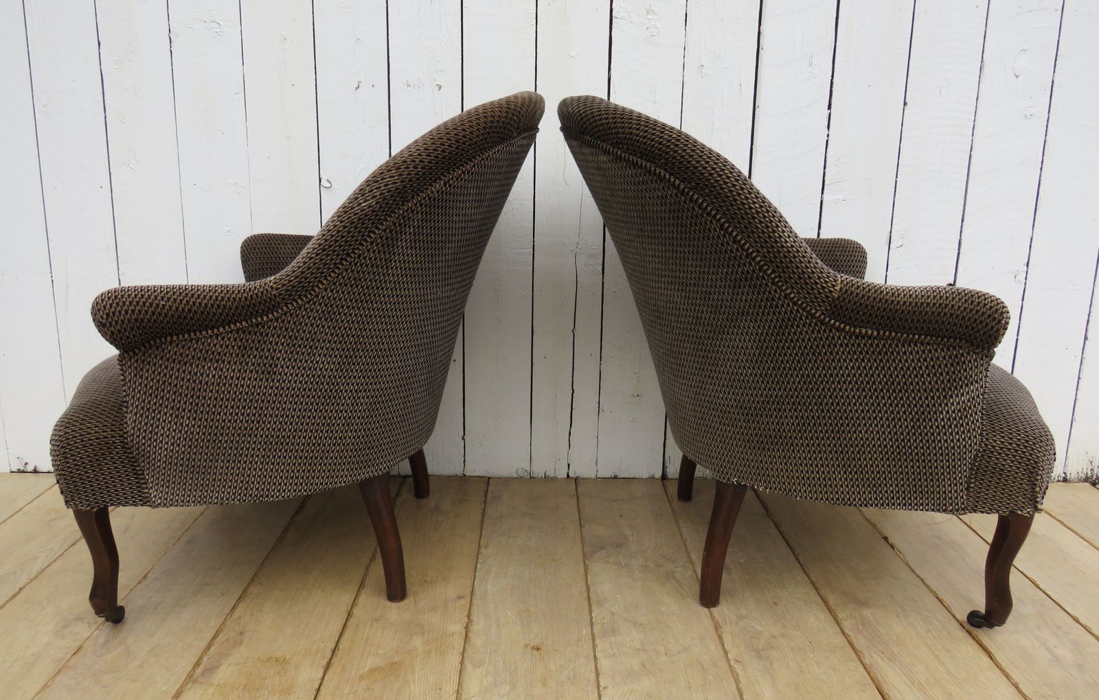 Pair Of Antique Napoleon III Tub Armchairs photo 695.0
