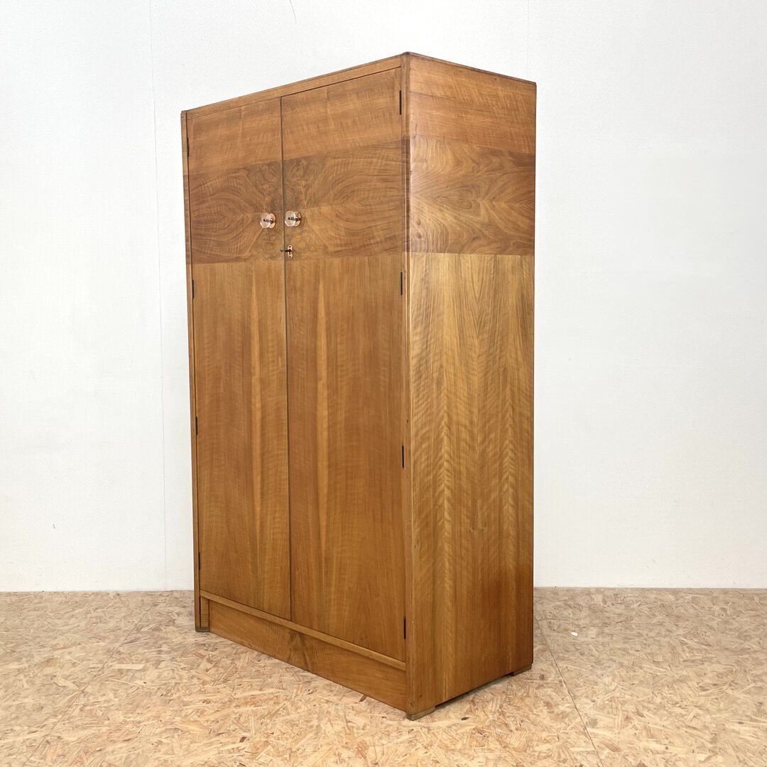 Vintage Deco Style Wardrobe, 1950s photo furniture