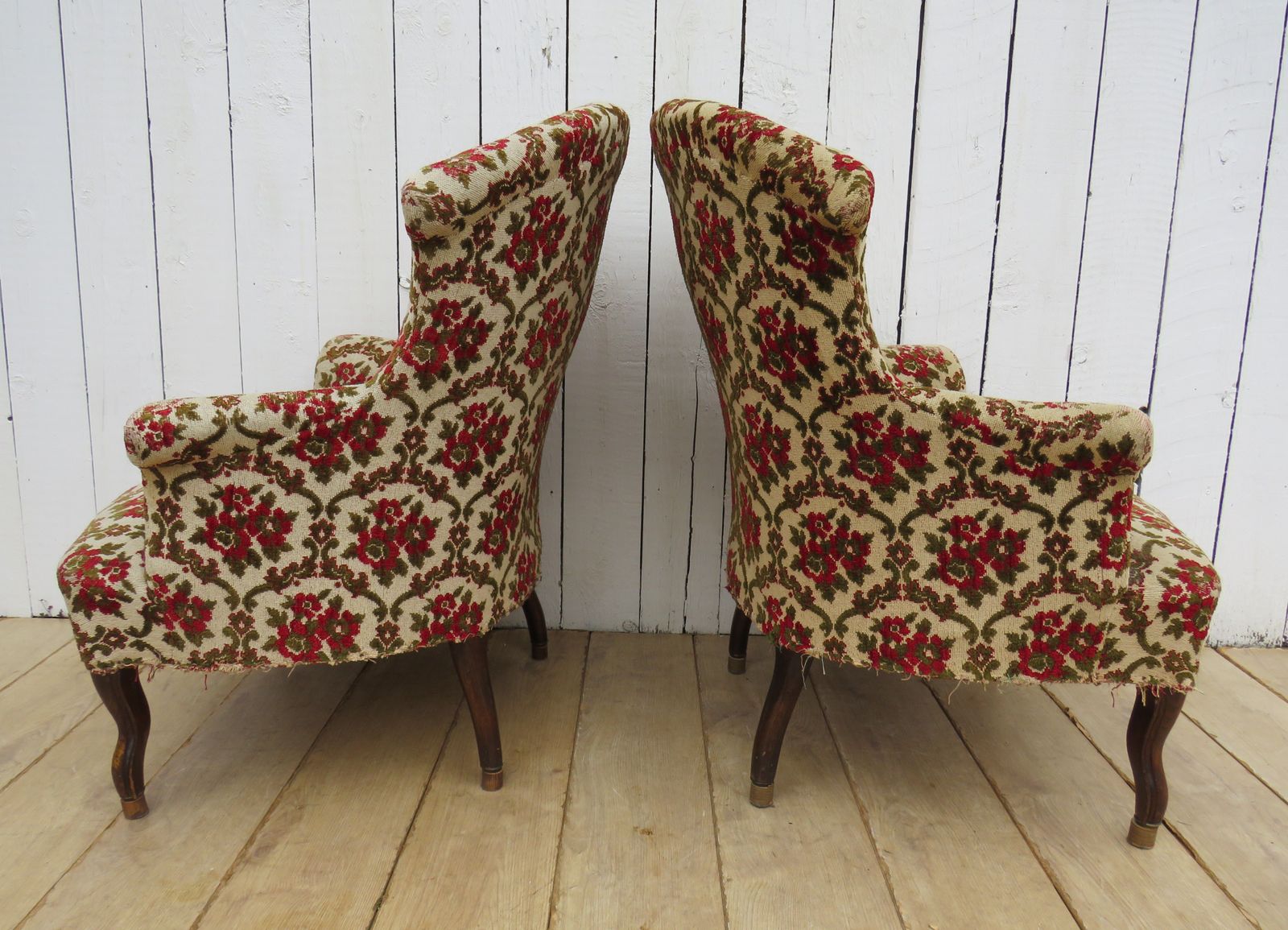 Pair Of Antique Napoleon III Tub Armchairs photo 695.0