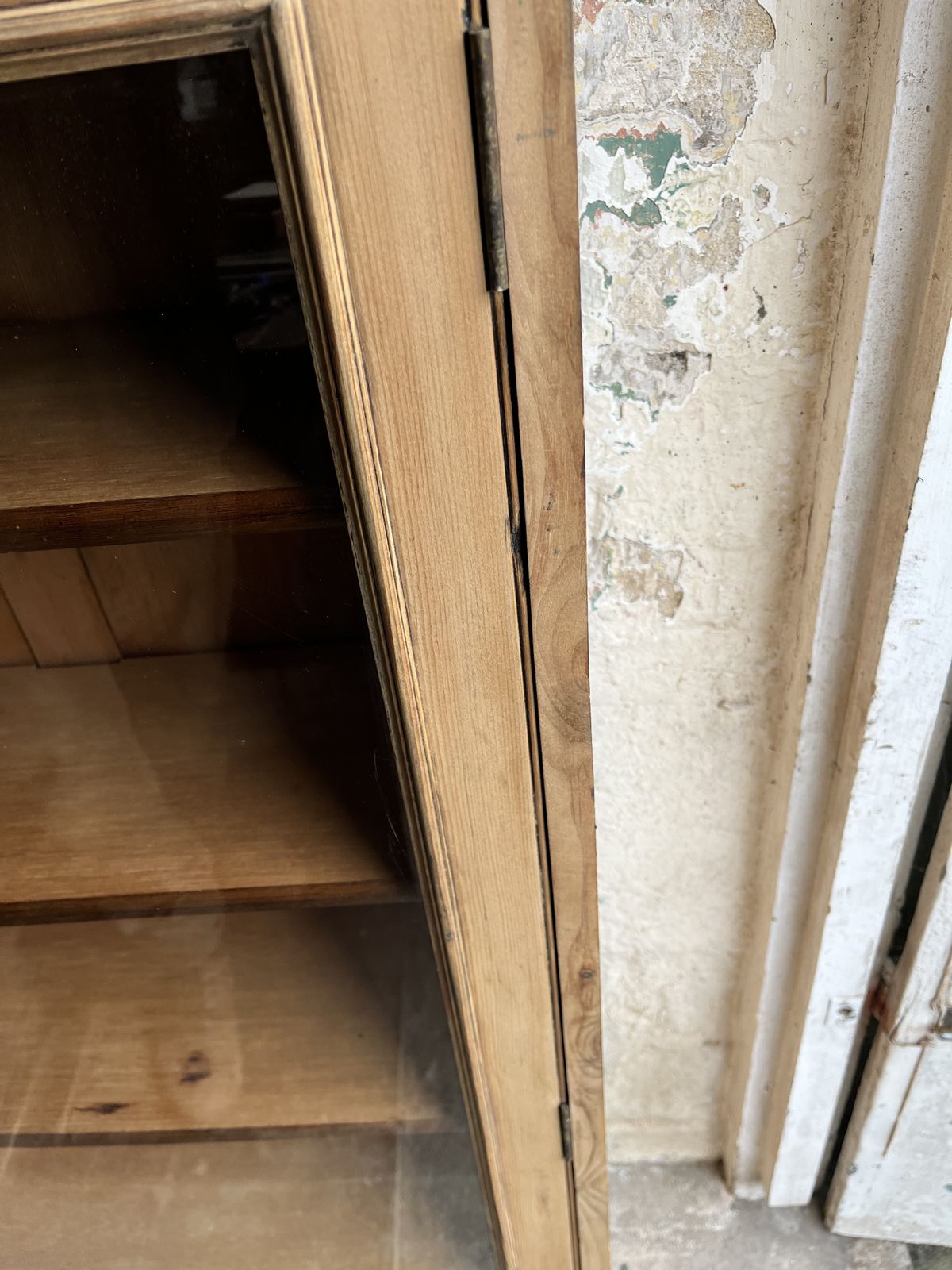 Victorian Pine Display Cabinet photo 475.0